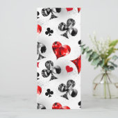 Poker Speler Gambler Spelen Kaart Suits Las Vegas (Staand voorkant)