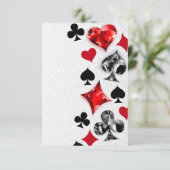 Poker Speler Gambler Spelen Kaart Suits Las Vegas (Staand voorkant)