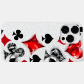 Poker Speler Gambler Spelen Kaart Suits Las Vegas Case-Mate iPhone Case (Achterkant (horizontaal))