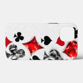 Poker Speler Gambler Spelen Kaart Suits Las Vegas Case-Mate iPhone Case (Achterkant (horizontaal))