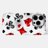 Poker Speler Gambler Spelen Kaart Suits Las Vegas Case-Mate iPhone Case (Achterkant (horizontaal))