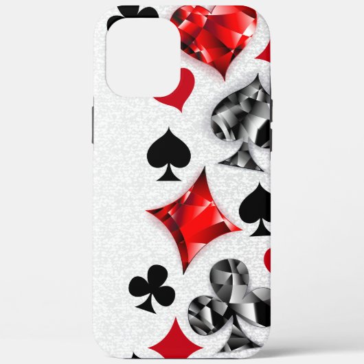 Poker Speler Gambler Spelen Kaart Suits Las Vegas Case-Mate iPhone Case (Achterkant)