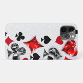 Poker Speler Gambler Spelen Kaart Suits Las Vegas Case-Mate iPhone Case (Achterkant (horizontaal))