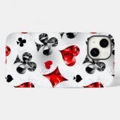 Poker Speler Gambler Spelen Kaart Suits Las Vegas Case-Mate iPhone Case (Achterkant (horizontaal))