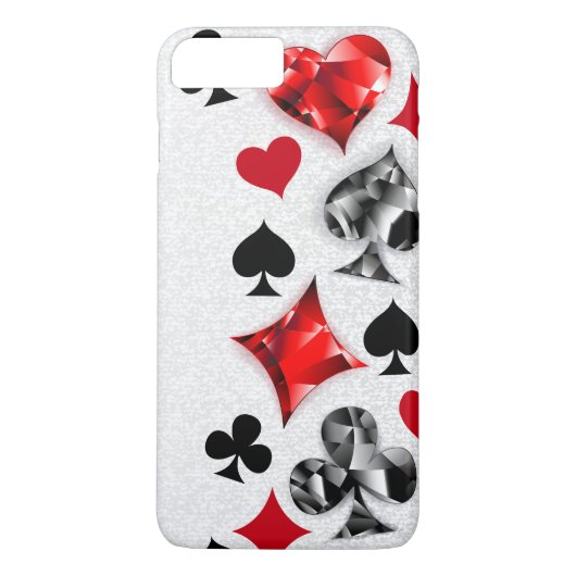 Poker Speler Gambler Spelen Kaart Suits Las Vegas Case-Mate iPhone Case (Achterkant)