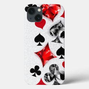 Poker Speler Gambler Spelen Kaart Suits Las Vegas Case-Mate iPhone Case
