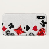 Poker Speler Gambler Spelen Kaart Suits Las Vegas Case-Mate iPhone Case (Achterkant (horizontaal))