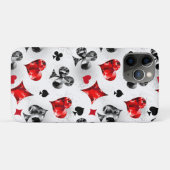 Poker Speler Gambler Spelen Kaart Suits Las Vegas Case-Mate iPhone Case (Achterkant (horizontaal))