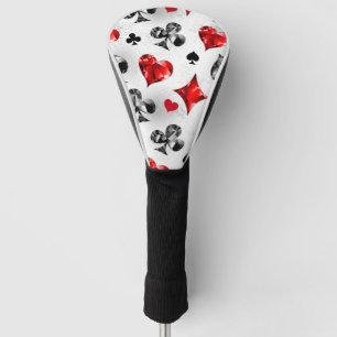 Poker Speler Gambler Spelen Kaart Suits Las Vegas Golfheadcover