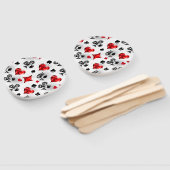 Poker Speler Gambler Spelen Kaart Suits Las Vegas Handwaaier (Niet-gemonteerd)