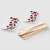 Poker Speler Gambler Spelen Kaart Suits Las Vegas Handwaaier (Niet-gemonteerd)