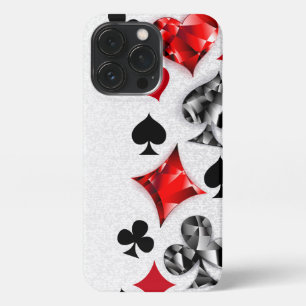 Poker Speler Gambler Spelen Kaart Suits Las Vegas iPhone 13 Pro Hoesje
