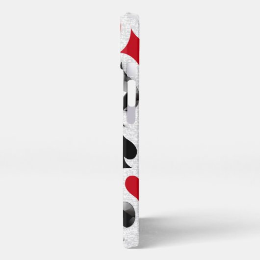 Poker Speler Gambler Spelen Kaart Suits Las Vegas iPhone Hoesje (Linkerkant)