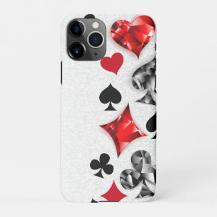 Poker Speler Gambler Spelen Kaart Suits Las Vegas iPhone 11Pro Hoesje