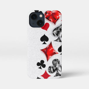 Poker Speler Gambler Spelen Kaart Suits Las Vegas iPhone 13 Mini Hoesje