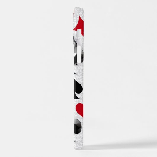 Poker Speler Gambler Spelen Kaart Suits Las Vegas iPhone Hoesje (Linkerkant)