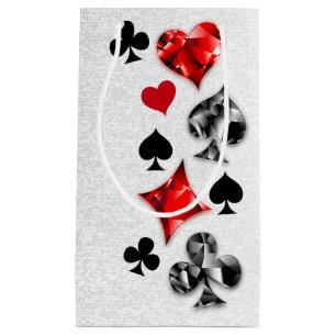 Poker Speler Gambler Spelen Kaart Suits Las Vegas Klein Cadeauzakje