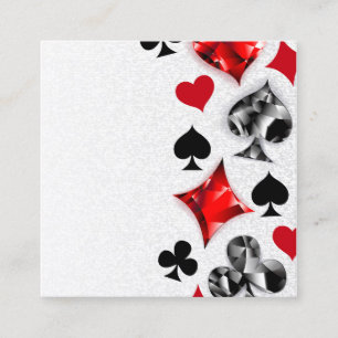 Poker Speler Gambler Spelen Kaart Suits Las Vegas Kortingskaartje