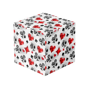 Poker Speler Gambler Spelen Kaart Suits Las Vegas Kubus