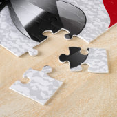 Poker Speler Gambler Spelen Kaart Suits Las Vegas Legpuzzel (Zijkant)