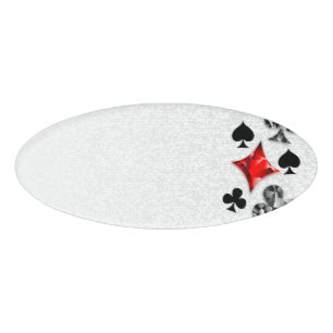 Poker Speler Gambler Spelen Kaart Suits Las Vegas Naambadge