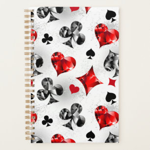 Poker Speler Gambler Spelen Kaart Suits Las Vegas Planner