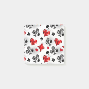 Poker Speler Gambler Spelen Kaart Suits Las Vegas Post-it® Notes