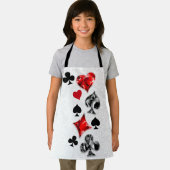 Poker Speler Gambler Spelen Kaart Suits Las Vegas Schort (Insitu)