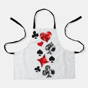 Poker Speler Gambler Spelen Kaart Suits Las Vegas Schort