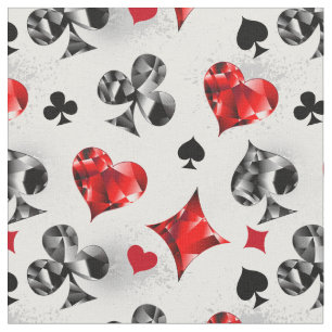 Poker Speler Gambler Spelen Kaart Suits Las Vegas Stof