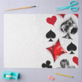Poker Speler Gambler Spelen Kaart Suits Las Vegas Tissuepapier (Craft)