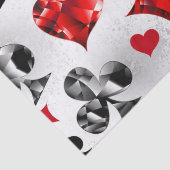 Poker Speler Gambler Spelen Kaart Suits Las Vegas Tissuepapier (Detail)