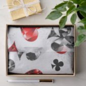 Poker Speler Gambler Spelen Kaart Suits Las Vegas Tissuepapier (Geschenk)