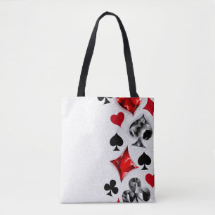 Poker Speler Gambler Spelen Kaart Suits Las Vegas Tote Bag