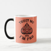 Poker Speler Grappige Quote Ontwerp Magische Mok (Links)