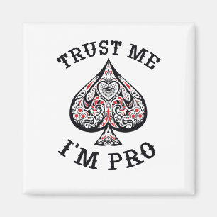 Poker Speler Grappige Quote Ontwerp Magneet