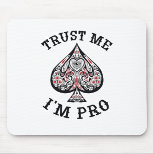 Poker Speler Grappige Quote Ontwerp Muismat