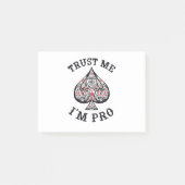 Poker Speler Grappige Quote Ontwerp Post-it® Notes (Voorkant)