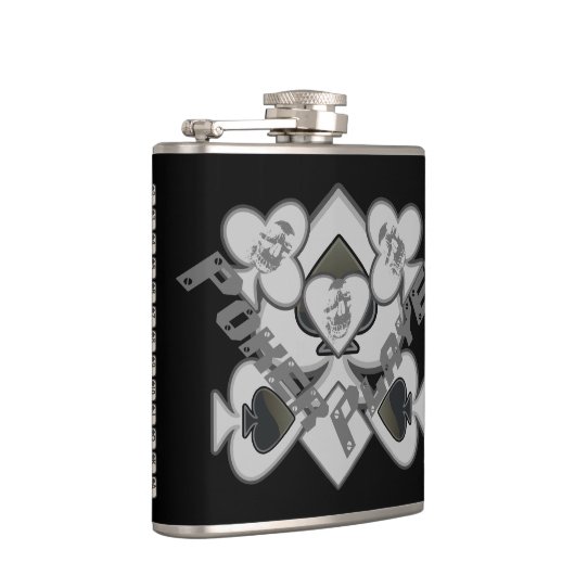 Poker Speler Koele Aangepast Heupfles (Rechts)