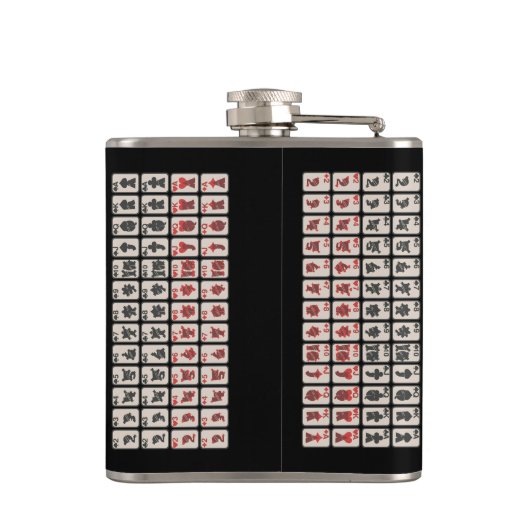 Poker Speler Koele Aangepast Heupfles (Achterkant)