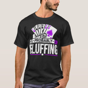 Poker Speler Poker Liefhebber Gokken Kaarten Poker T-shirt