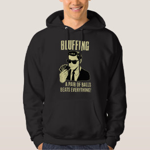 Poker Speler Texas Hold'Em Nacht - Bluffen Grappig Hoodie