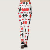 Poker spelkaarten leggings (Achterkant)