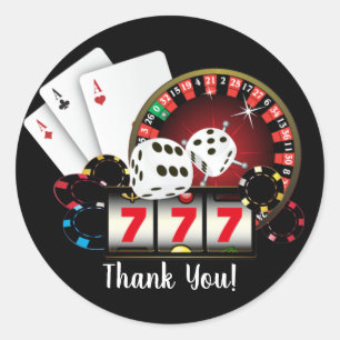 Poker Spelletkaart, casino,    dank je stickers