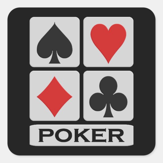 Poker stickers (Voorkant)
