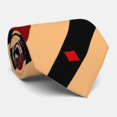 Poker Stropdas (Opgerold)