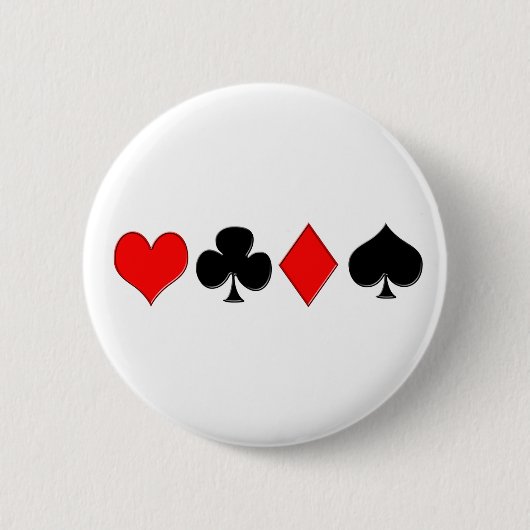 Poker Suits Button (Voorkant)