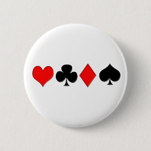 Poker Suits Button