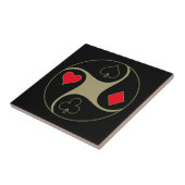 Poker Suits Tile Tegeltje (Zijkant)