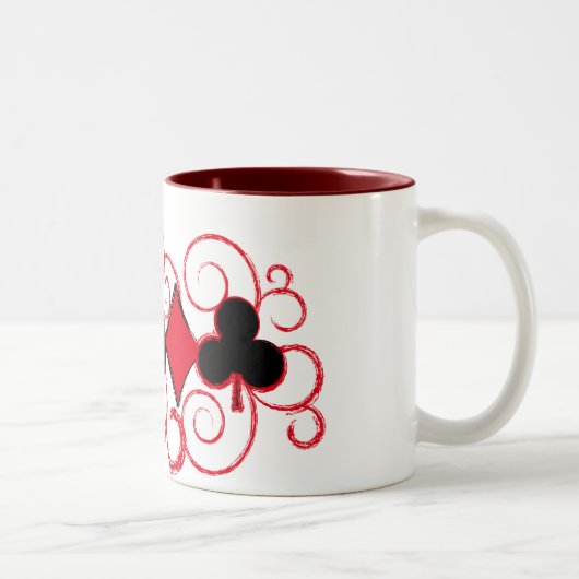 Poker Swirls Suits mok (Rechts)